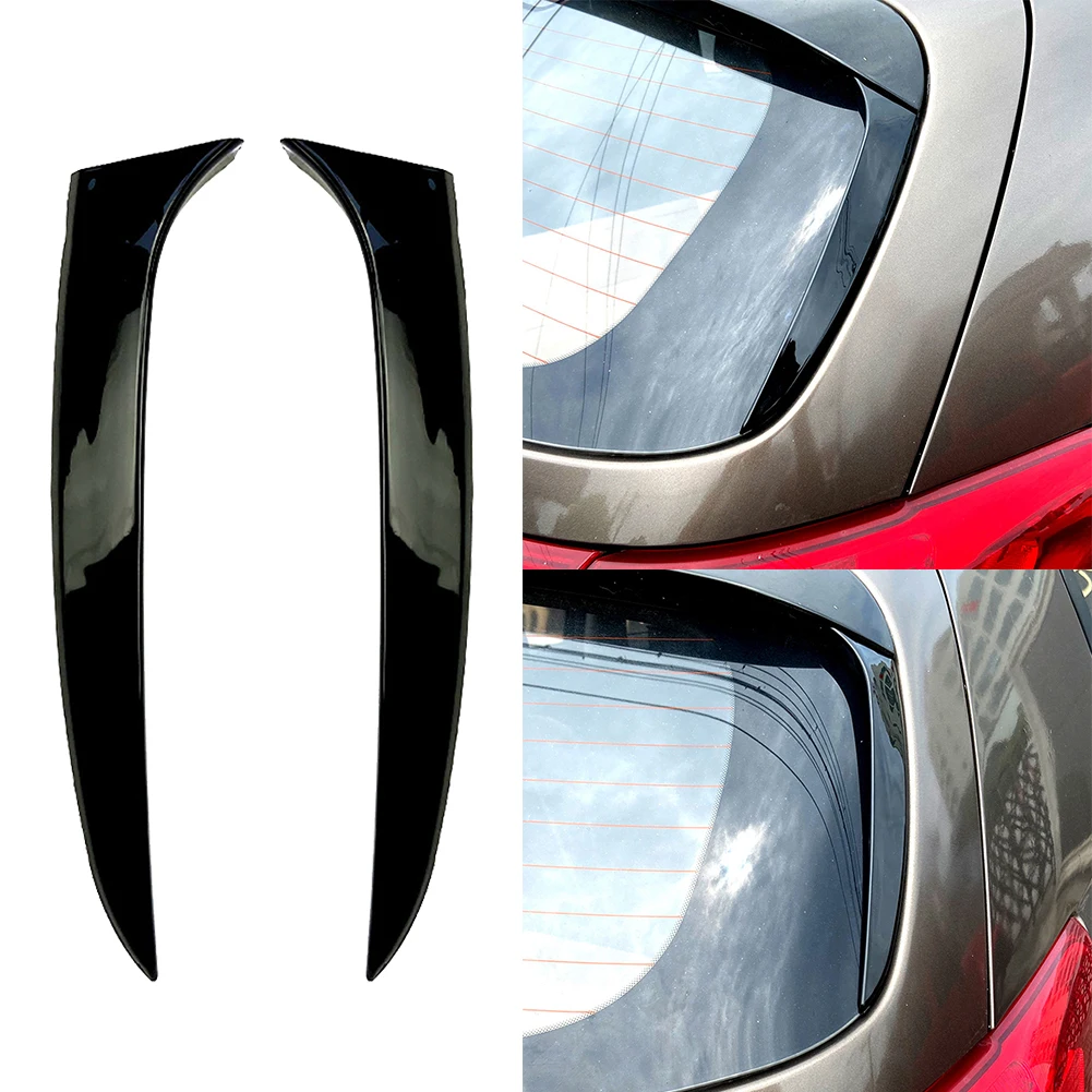 ABS Rear Spoiler Side Wing Trim Cover Compatible with For Kia For Sportage R 2011 to 2015 Car Exterior Upgrade Part