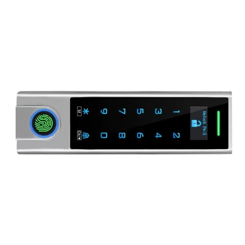 Smart WiFi Door Lock with Fingerprint Access RFID Card Keypad Waterproof Remote Wi-Fi Control for Home Security HF3-DTA9