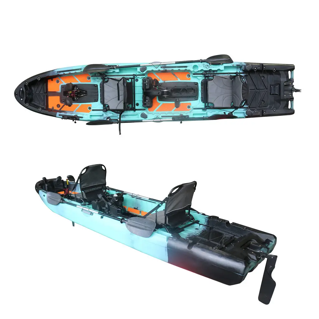 Vicking Arrival 14FT New Water Sports Pedal Kayak 2-Person Electric Motor Material Fishing Kayak 4.2m Length