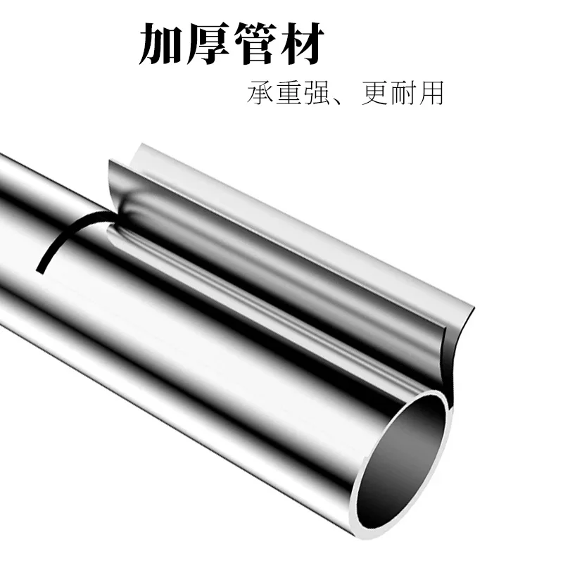 Shock-absorbing stainless steel crutches, fractured crutches, light underarm crutches