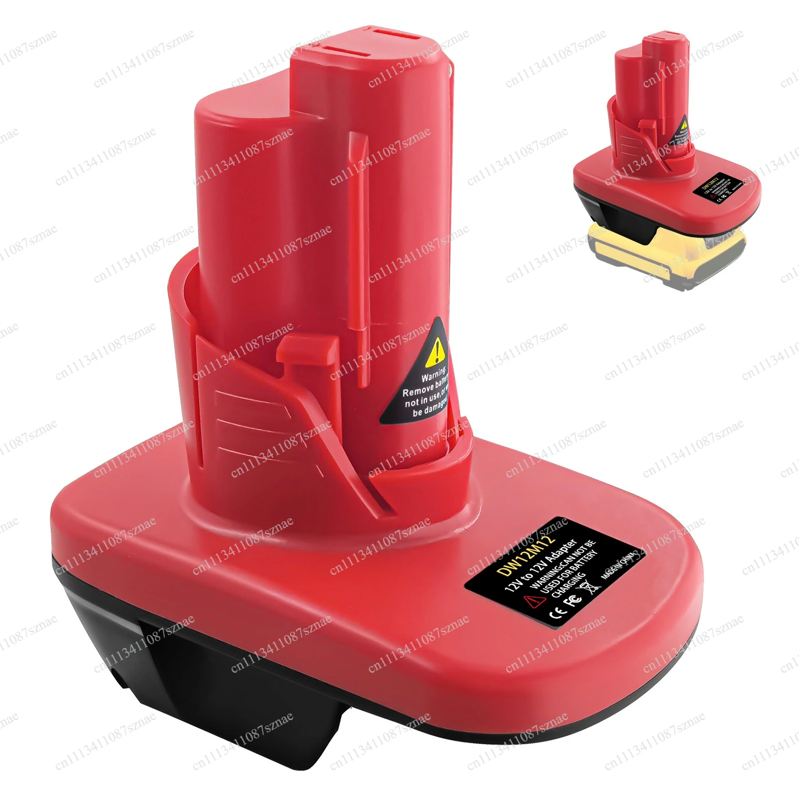 Lithium Battery Connection Interface Tool Universal Power Converter, Adapter for DW12M12 MT18M12 Power Tool and Charger Use