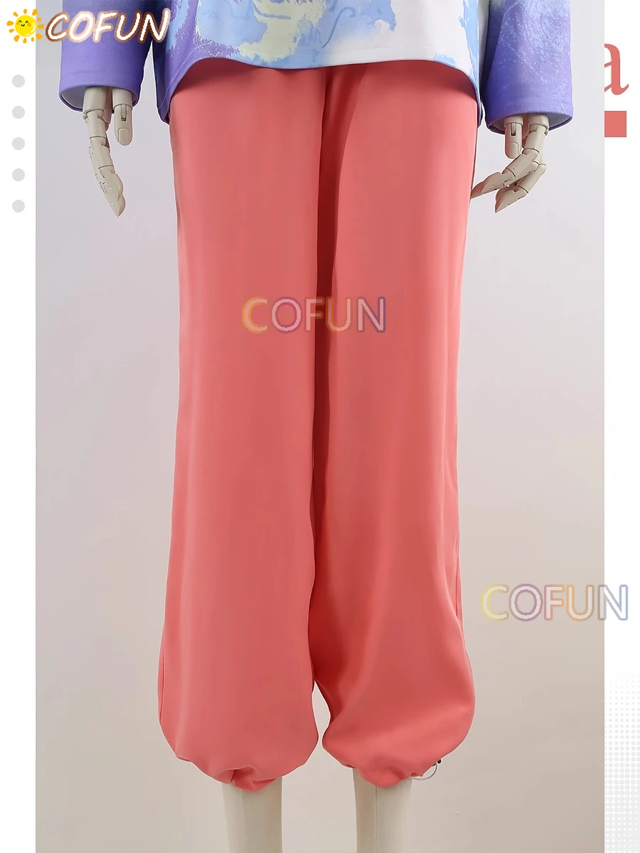 COFUN [مخصص] مشروع موسيقى الكاريزما Sunohara Momose ‌   مجموعة كاملة من أزياء تنكرية للنساء والرجال لعبة الهالوين بدلة الرسوم المتحركة