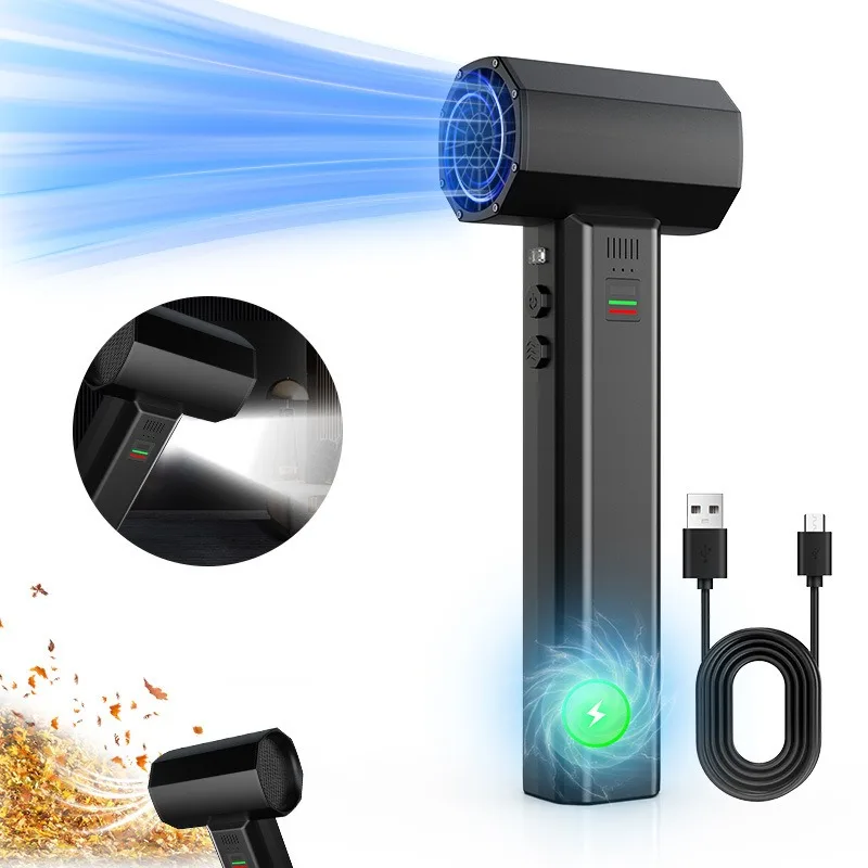 Violent turbo fan, car wash outdoor high-speed multi-function handheld portable car vacuum cleaner