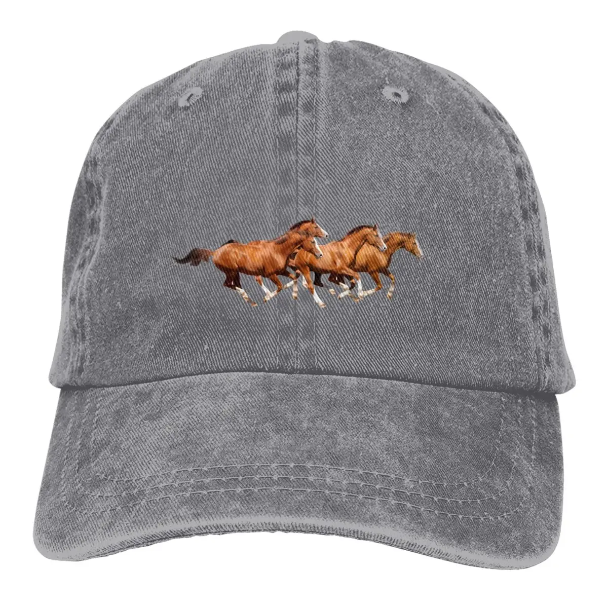 Classic Baseball Cap Men Hats Women Visor Protection Snapback Horse Animal Caps