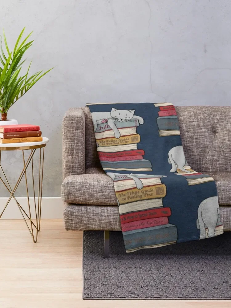 How to Chill Like a Cat Throw Blanket Kid'S Flannels Vintage Blankets