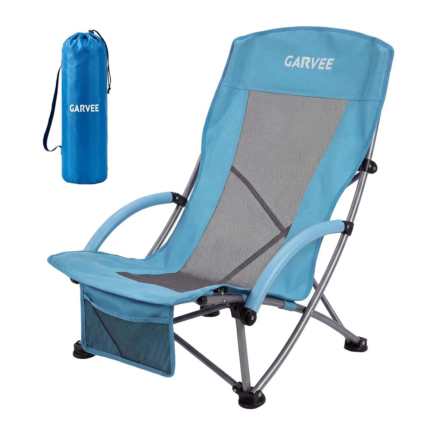 Foldable Camping Chair Beach Fishing Chair for Adults Support 150kg Armchair Chair With Carrying Bag for Camping Fishing Travel