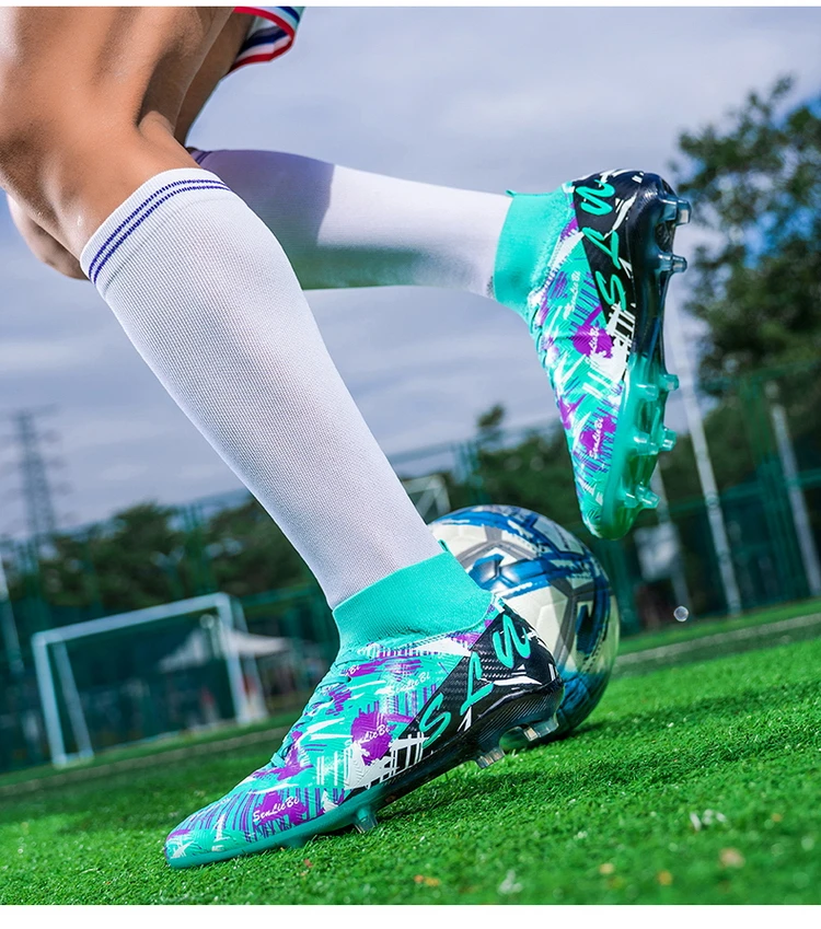 Professionelle Fußballschuhe Herren Fußballschuhe Society Fußballschuhe FG Ultraleichte Trainings-Fußballschuhe Outdoor-Sportschuhe – Detail 22