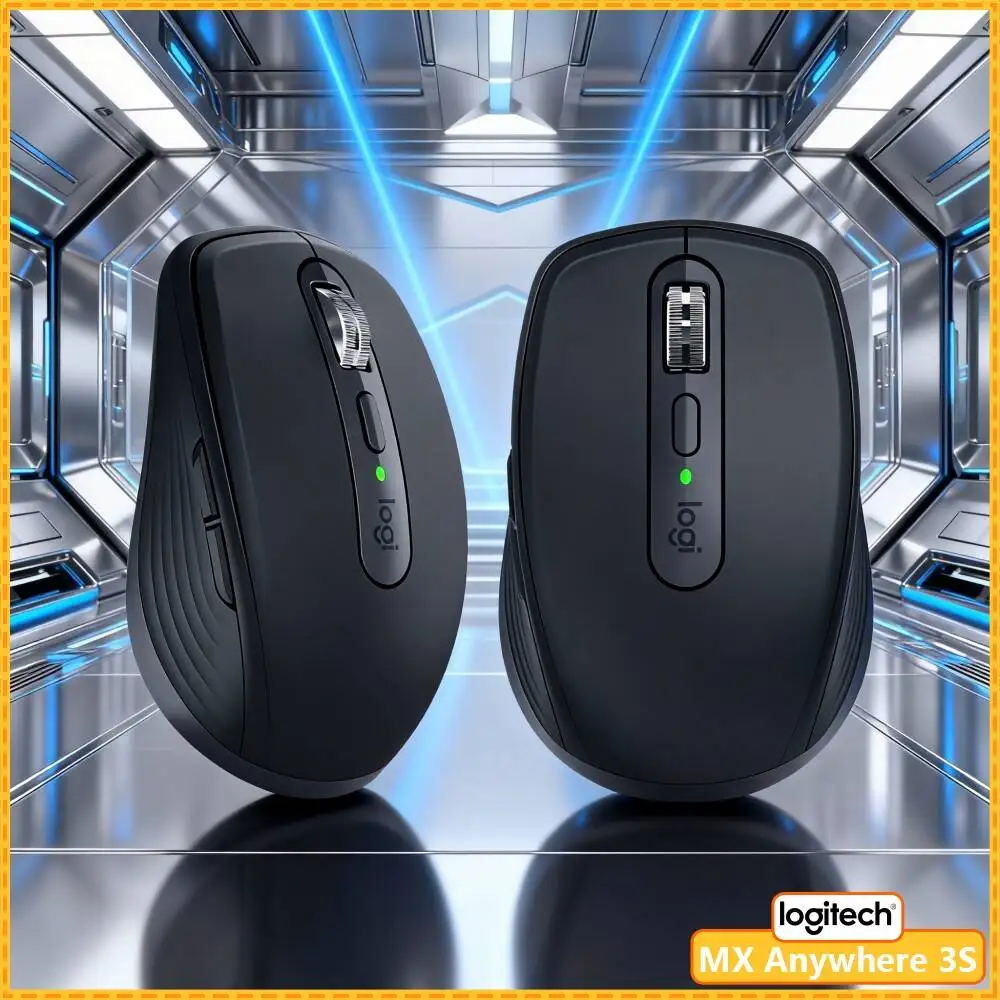 Travel MX Anywhere 3S - 8K DPI, 3-Device Bluetooth, Quick Charge, Perfect for Beauty Short Trip & On-site Task