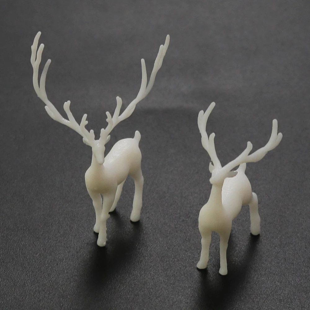 1PCS 3D Three-dimensional Forest Micro-landscape Accessories Crystal Epoxy Glue DIY Filler Decoration Elk Fairy Deer Model