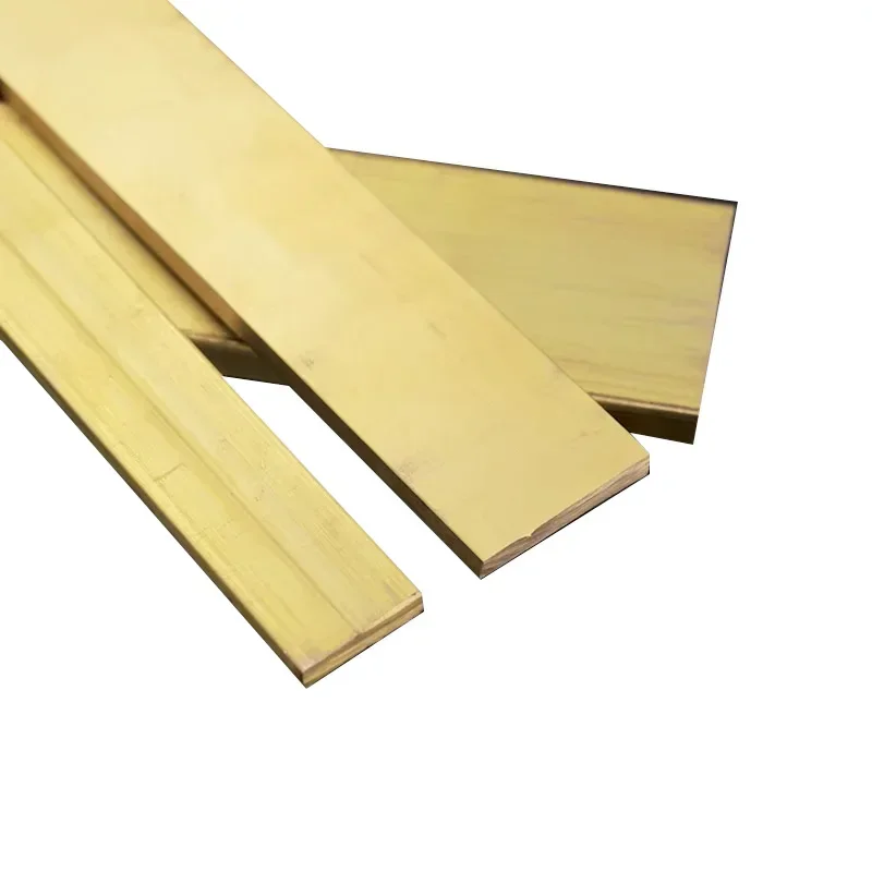 1Pc Length 100mm H59 Brass Flat Bar Row Strip Block Metal Plates CNC Material Thickness 3/4/5/6/8/10/12/15/20/25/30/35mm