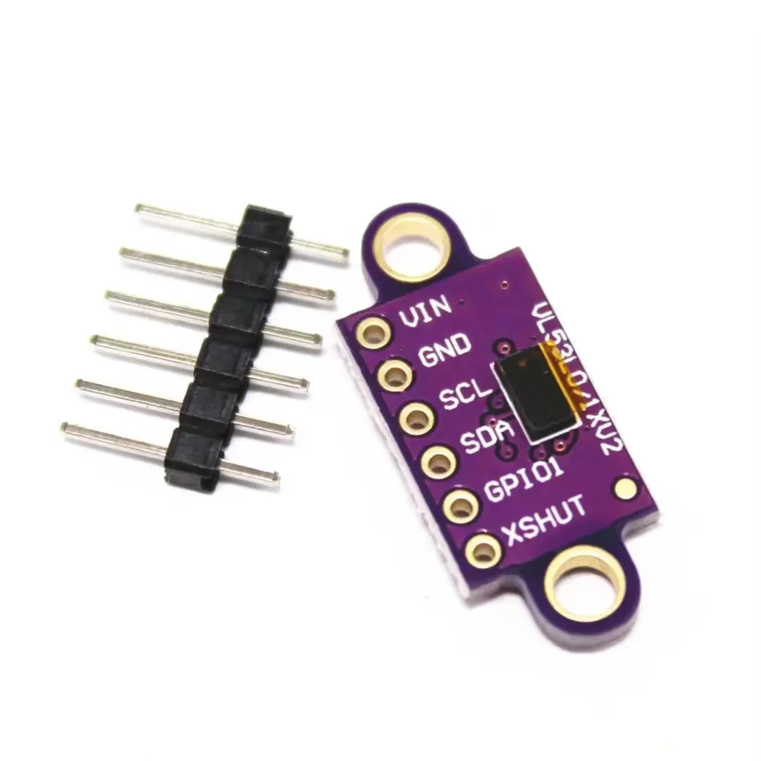 5-10pcs VL53L0X Time-of-Flight (ToF) Laser Ranging Sensor Breakout 940nm GY-530 GY-VL53L0XV2 Laser Distance Module I2C IIC