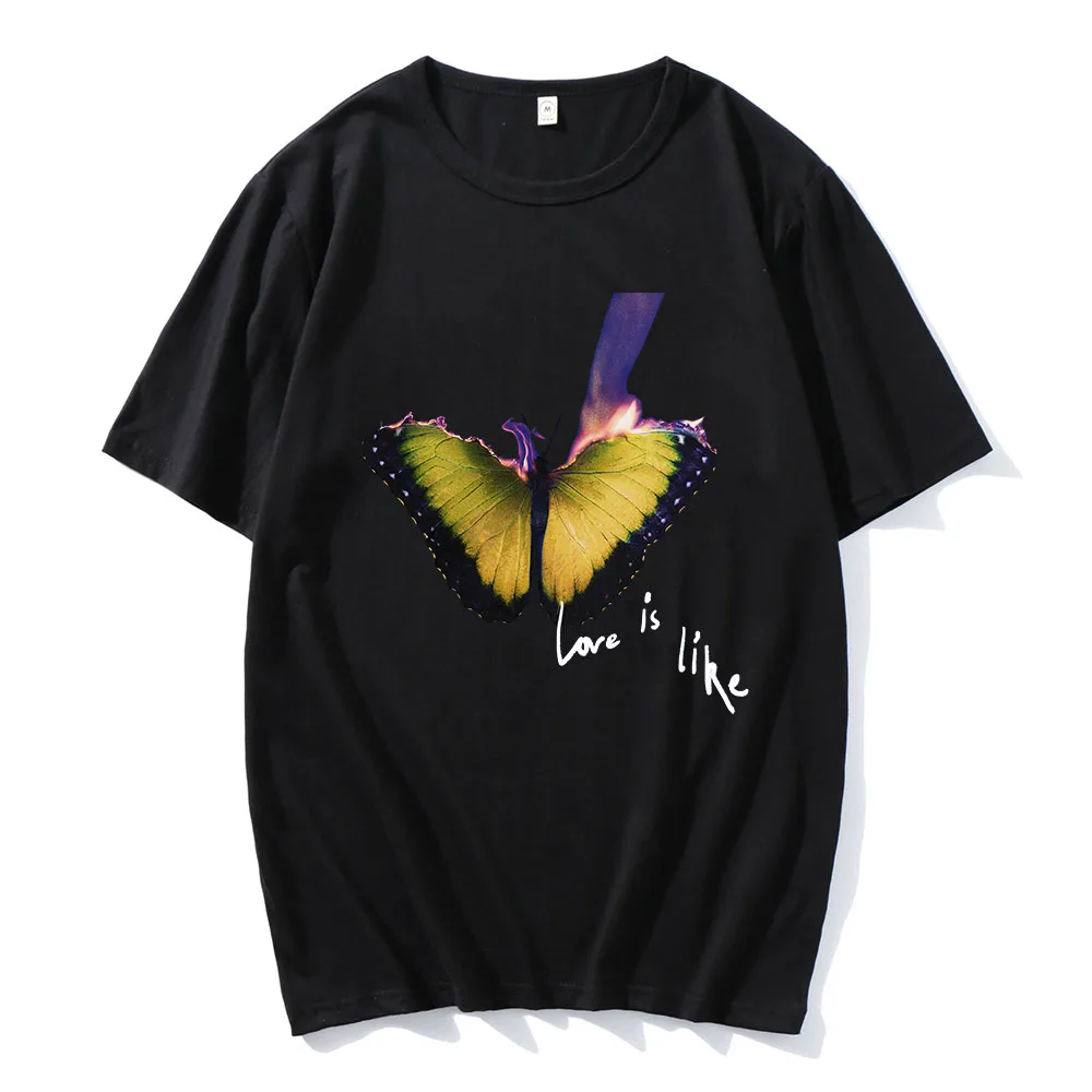 MAROON 5 Love Is Like Tour T-shirt Album Pattern Printed T-shirt Grunge Fashion Neutral Street Wear Summer Men's T-shirt Top