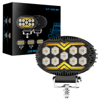 Darth Vader 5.5-inch oval 9led work light Retrofit car LED floodlight paving with day running lights