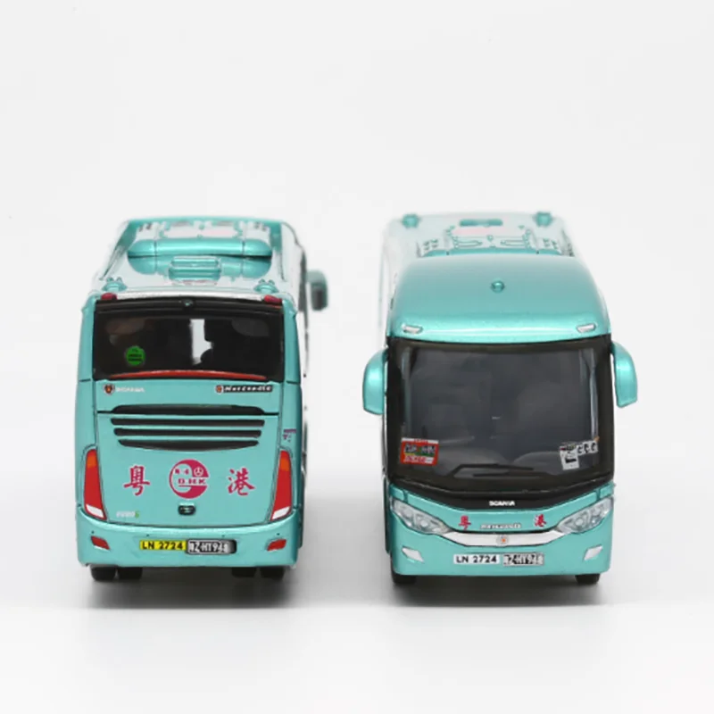 1/120 حافلة هونج كونج عبر الحدود اتصال مباشر بين قوانغدونغ وهونغ كونغ/سنغافورة B12A03 eBUS نموذج سبيكة هدية