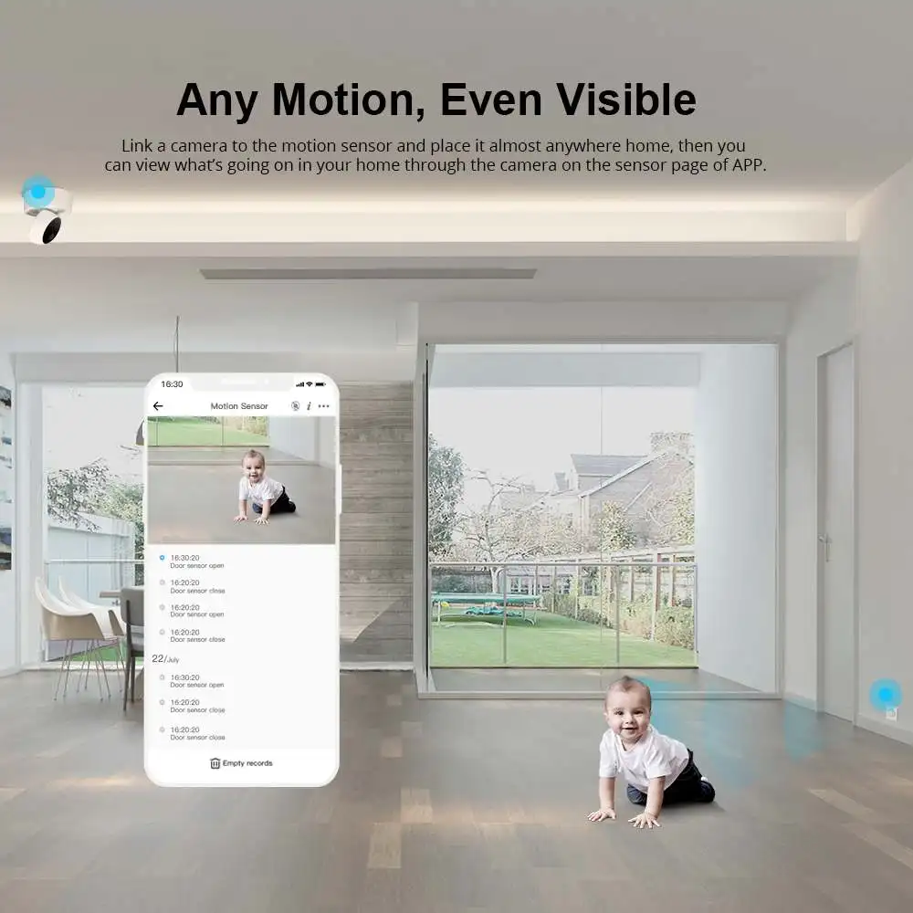 SNZB-03 Zigbee 3.0 Motion Sensor Detector Smart Control Via eWeLink ZBBridge Required Work With Alexa Google Home