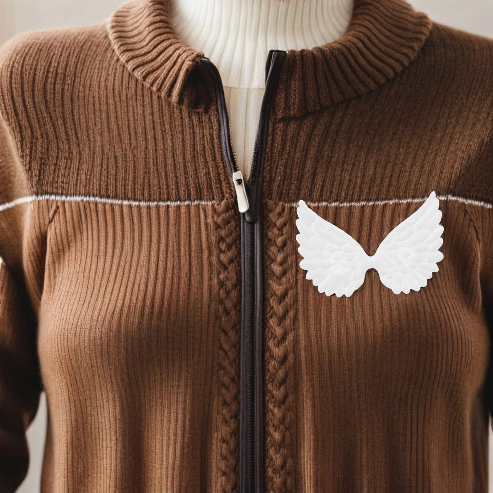 

48Pcs Wing Embellishments Embroidered Appliques for DIY Garments Bags Festive Celebrations Accessories Wing Patch