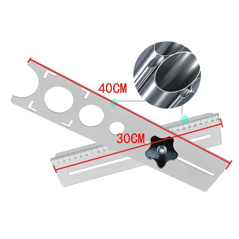 360 Degree Adjustable Universal Tile Marble Glass Ceramic Floor Drilling Hole Tools Hole Opener Locator Position Ruler Puncher