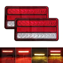 2Pcs 12V Trailer Tail Light Cargo Light LED Truck Rear Lights RV Van Back Headlights Position Brake Turn Signal Lamp
