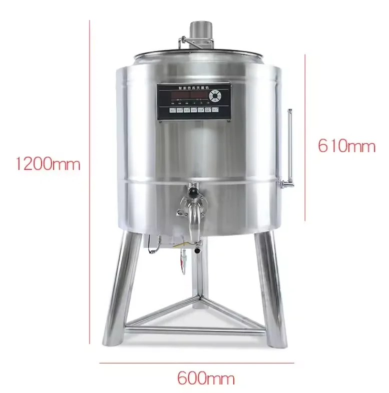 Automatic Industrial Pasteurizer Machine Large 10L-100L Capacity Complete Ultra Pasteurization for Milk 100L Sizes Available