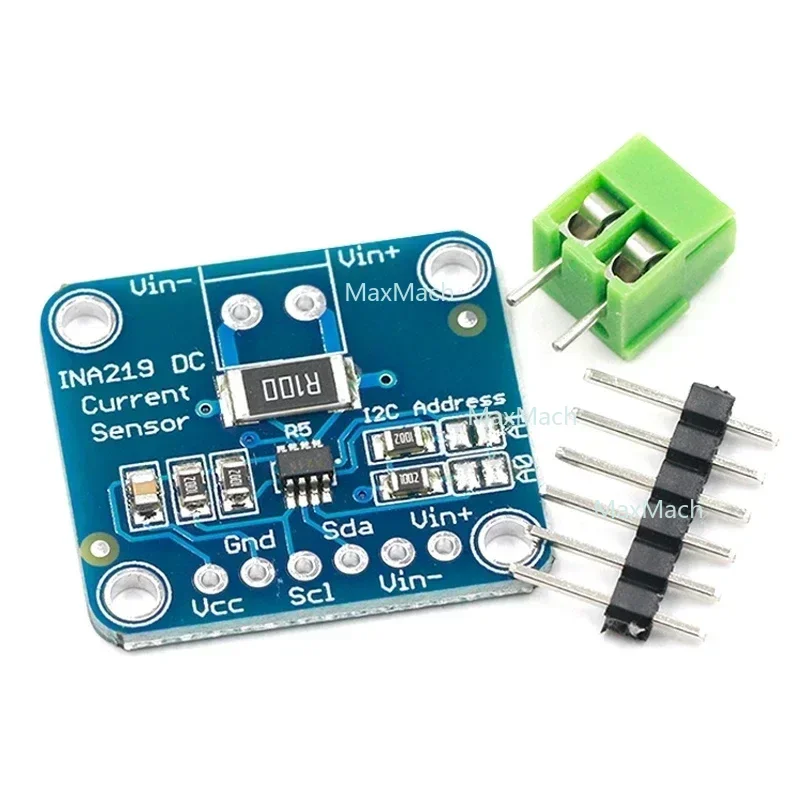 

10 шт. INA219 двунаправленный источник питания постоянного тока, модуль датчика DIY 3 В-5 В IIC I2C, модуль датчика мониторинга мощности