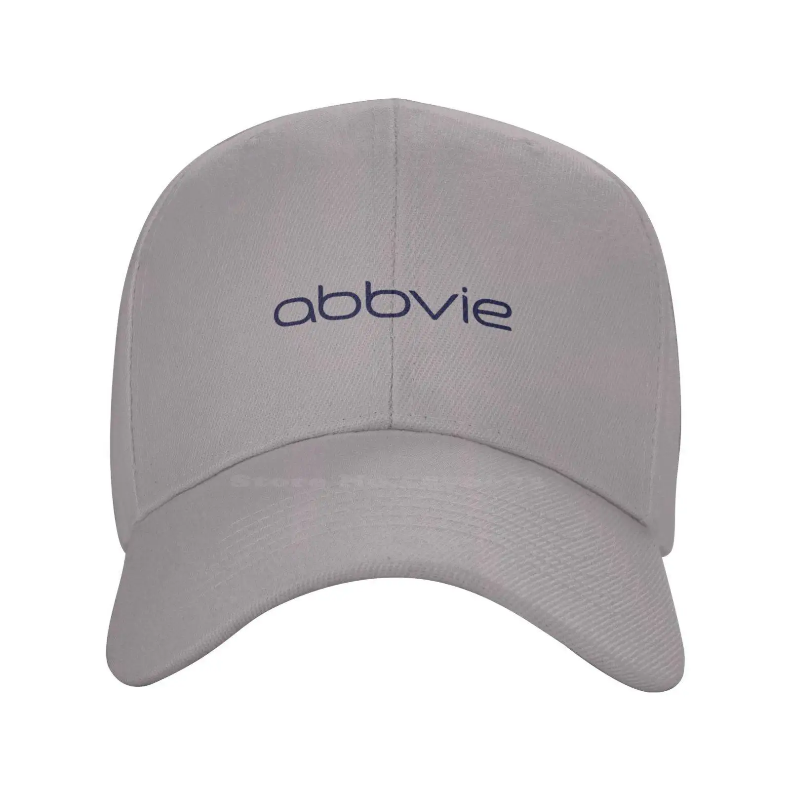 AbbVie Logo Print Graphic Casual Denim cap Knitted hat Baseball cap