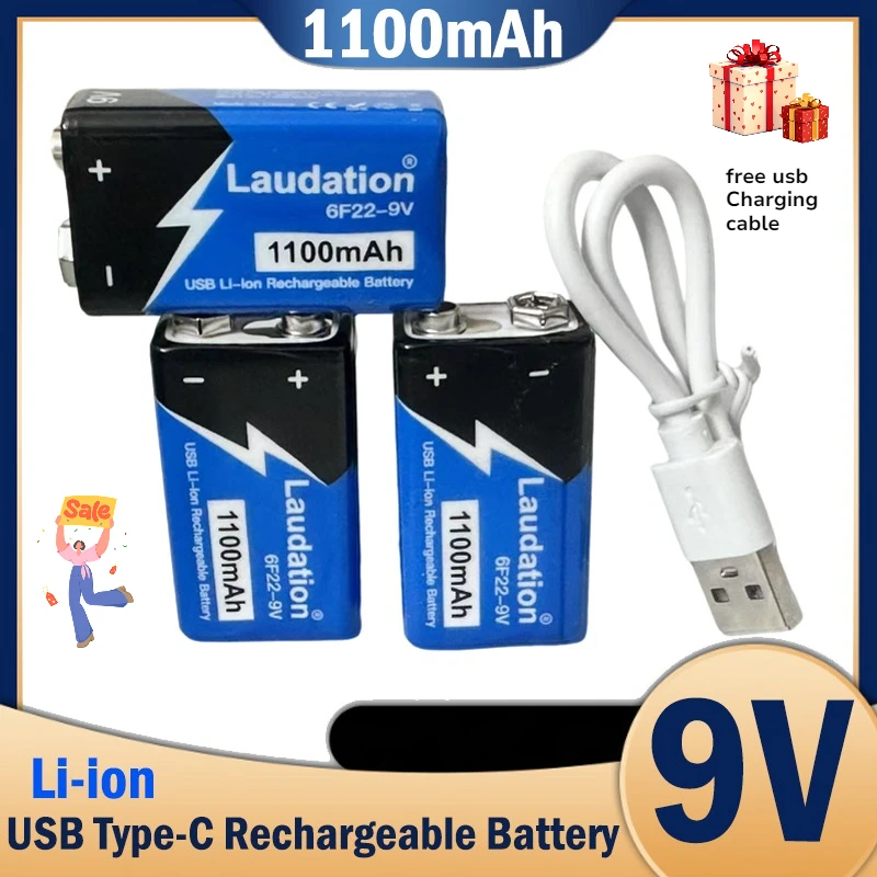 9V Battery 1100Mah … - image