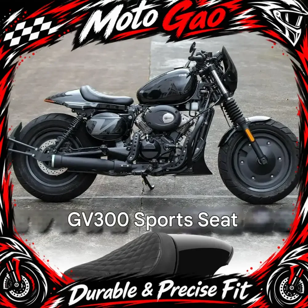 For HYOSUNG GV300s gvs300 gv300s motorcycle modified seat cushion sportsman style short tail light with single seat cushion