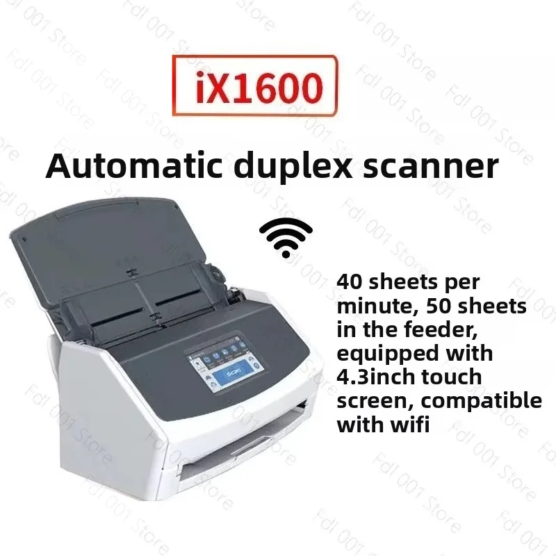 iX1600 iX1400 Scanner A4 Color Document Contract Invoice A3 Fold Scanning iX500
