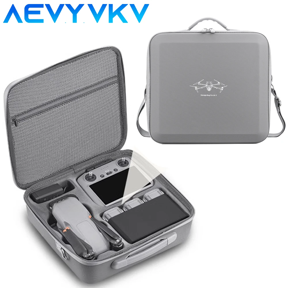 Carrying Storage Bag For DJI Air 3S Fly More Combo Drone Portable Handbag With Strap Shoulder Case Protective Accessories