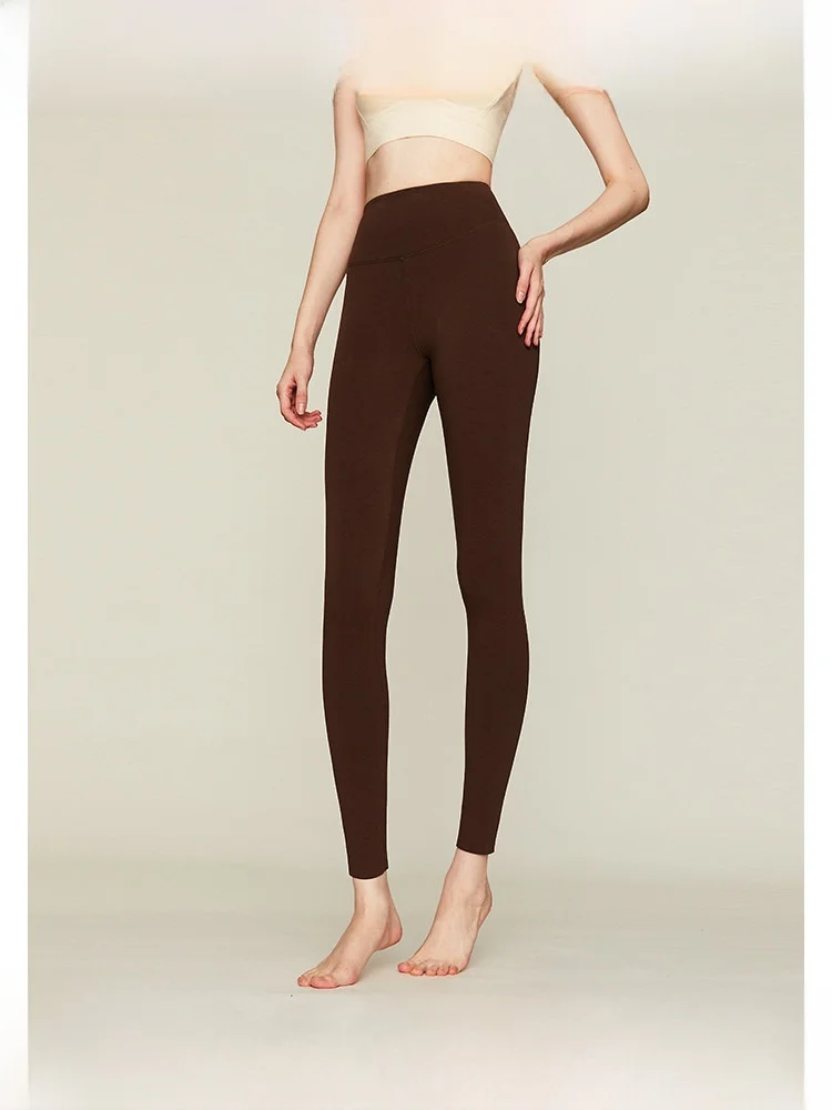 Dplaysweet High Waist Yoga Pants Women's Comfortable Tightening Hip Fitn Pants Long Pants Cotton 83% Polyurethane 7%