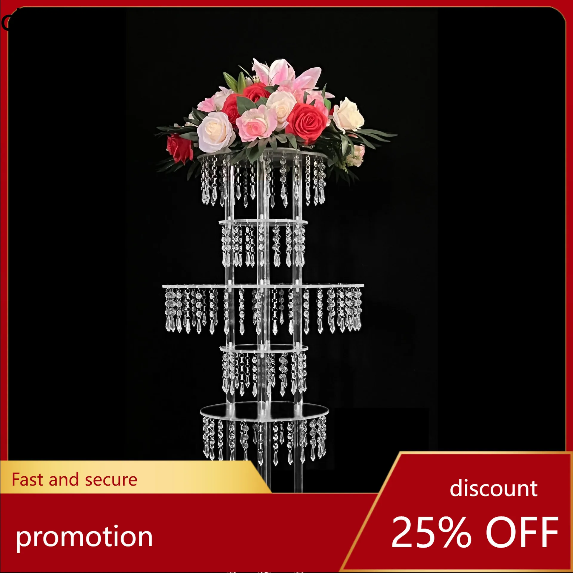 

Hxl wedding props beaded curtain flower stand party wedding decoration ornaments