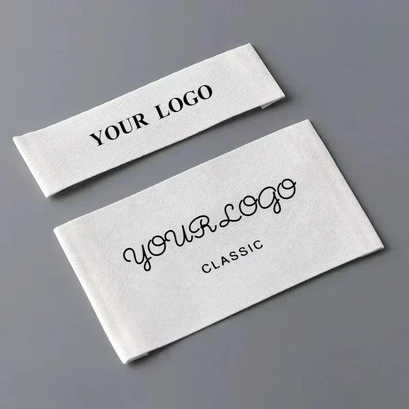 Clothing collar design, customized high-end new men's and women's clothing high-density woven labels