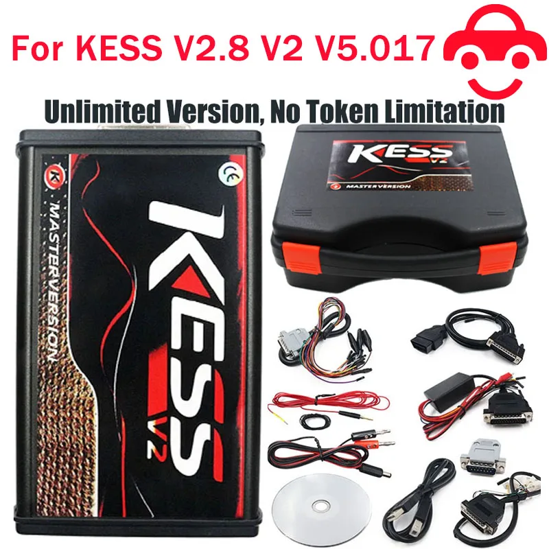 

For KESS V2.8 V2 V5.017 Ktag V7.020 SW V2.25 v2.47 Red PCB Red European ECU Tool OBD2 Tuning ECU Programmer