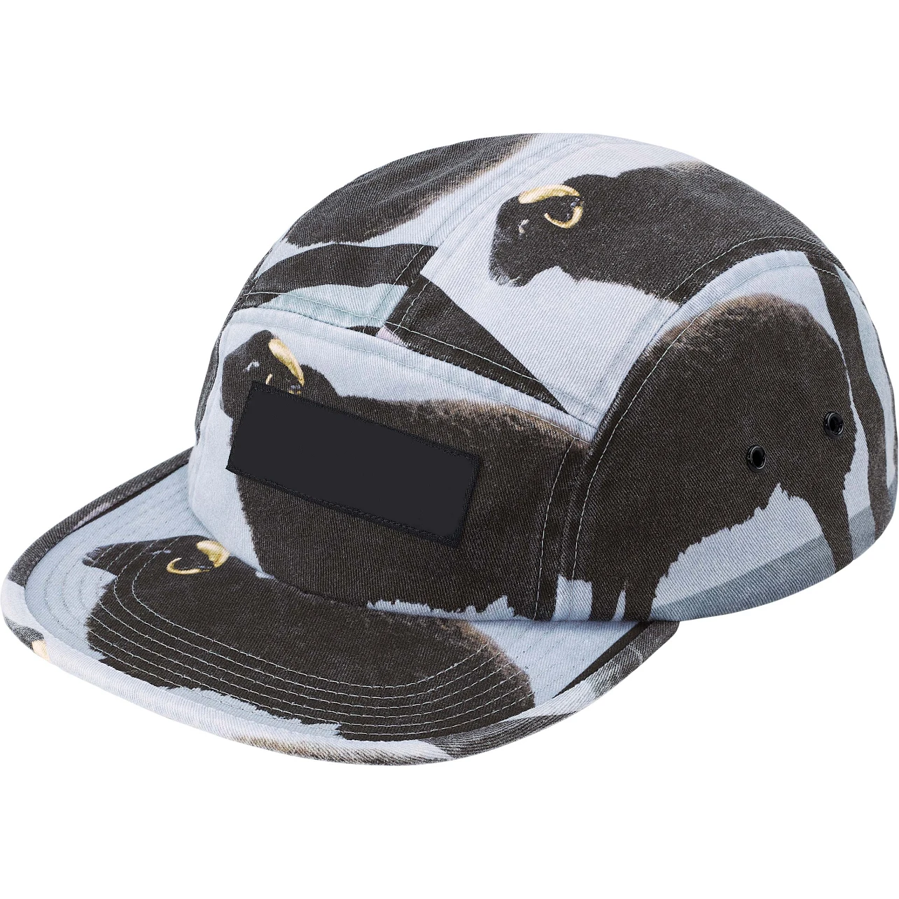 Artist Shark Pattern Baseball Cap Flat Brim Hat Unisex Winter Cotton Hat Youth round Top Cap Bendable Brim Closure Buckle