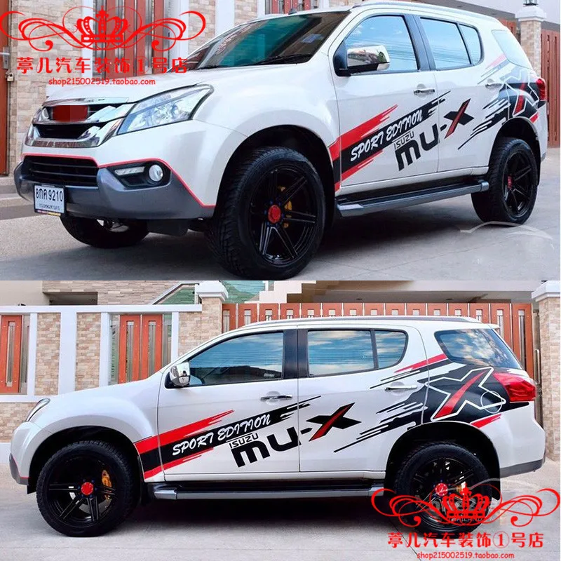 

Car Stickers FOR Isuzu MU-X MUX Body Decoration Fashion Sports Vinyl Car Decal Film Accessories