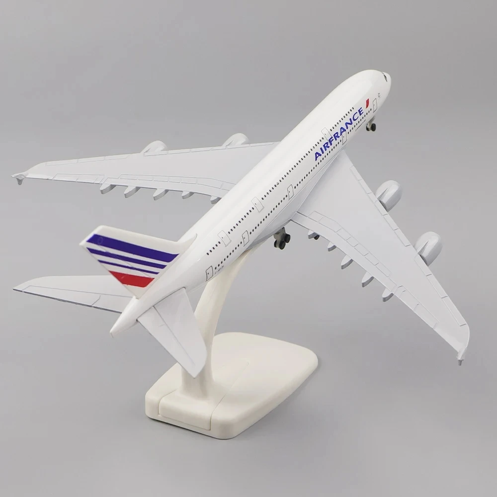 20CM 1:400 Scale Model Airplane Airbus A380 Air France Plane Models Diecast Airplanes Collection or Gift