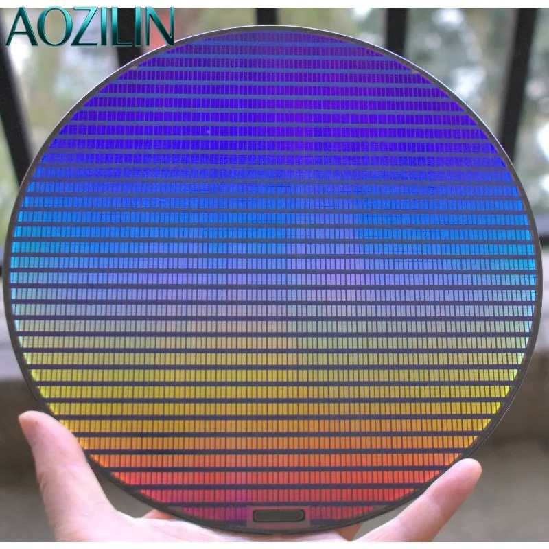 AOZILIN Semiconductor Silicon Wafer CMOS Wafer Lithography Slice Integrated Circuit IC Chip For Science Education Lab Demo