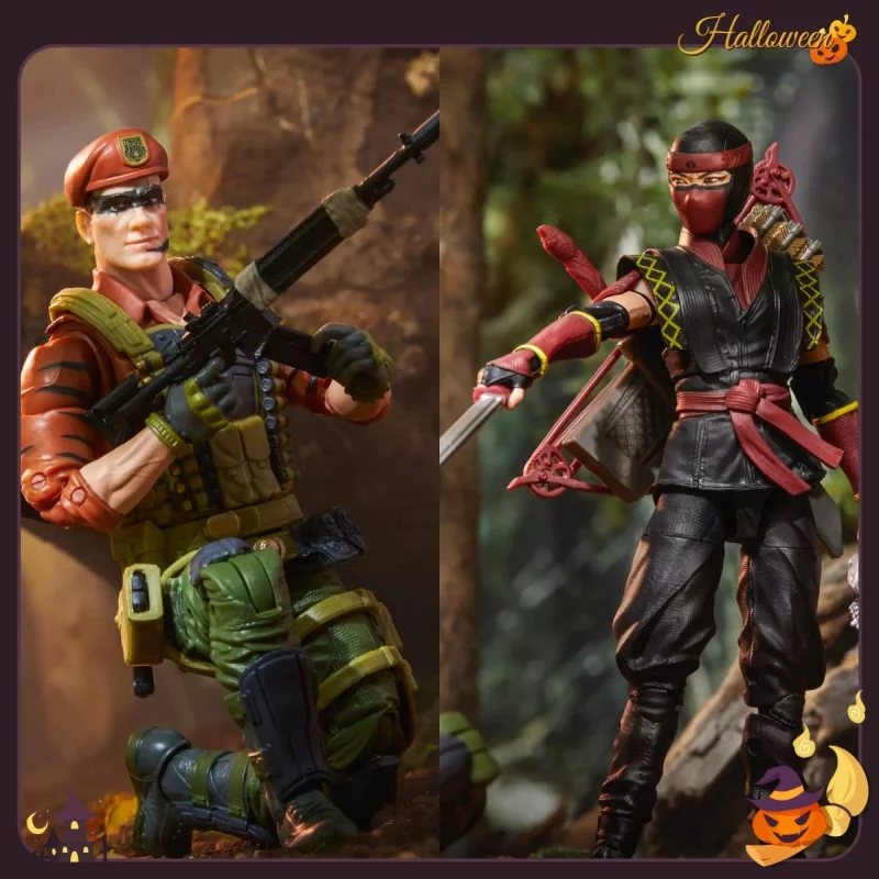 Original in stock Hasbro Special Forces Tiger Power Fire Stone Python Patrol Female Ninja Action Figure Model Toys