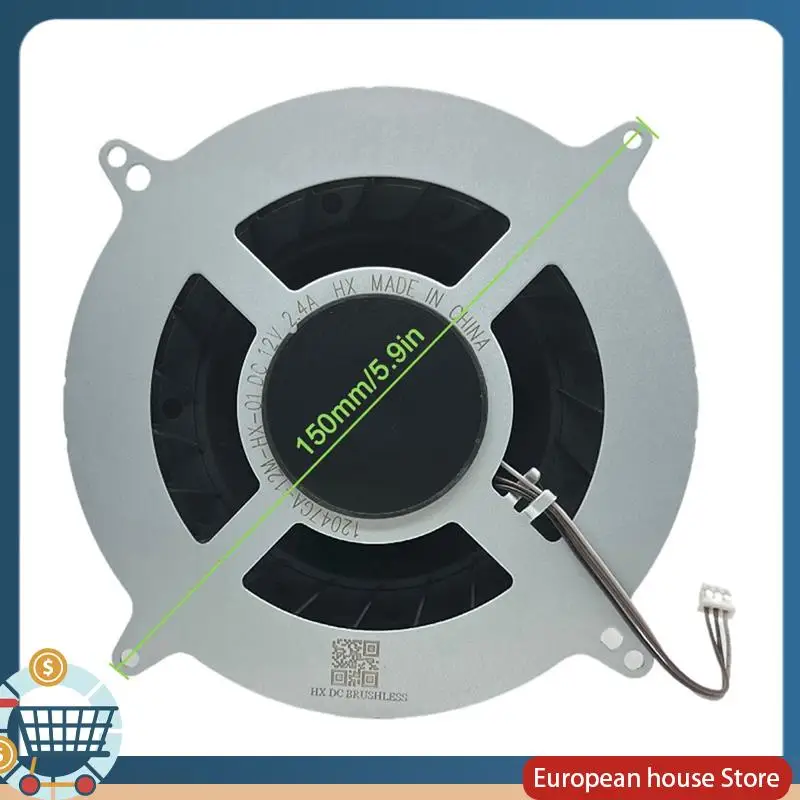 ABFA 150Mm Centrifugaalventilator PBT Fan DC 12V Stille Luchtreiniger Centrifugaal Koelventilator Fan