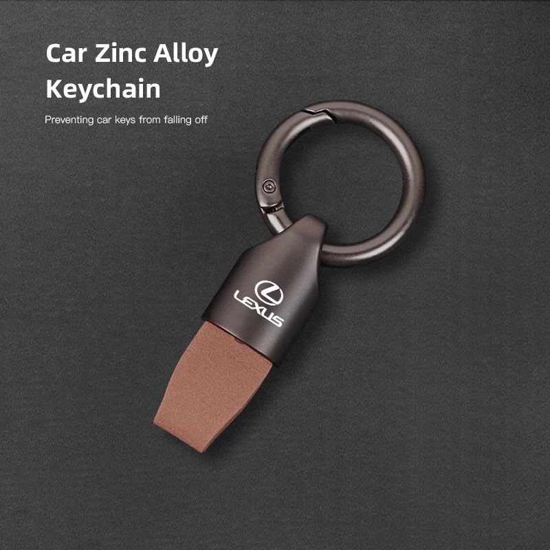 Multi-color Suede Car Keychain Alloy Keyring For Lexus RX330 IS250 Ct200h ES300h RX350 GS300 ES350 New Style Pendant Accessories