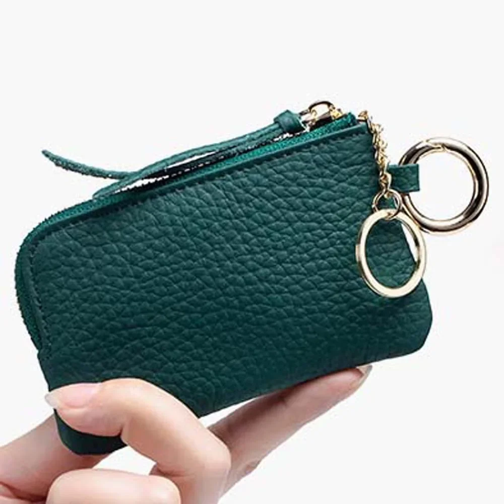 

Square Hanging Neck Coin Purse Zipper with Lanyard Soft PU Wallet Anti-splash Water Casual Portable Card Holder Cycling