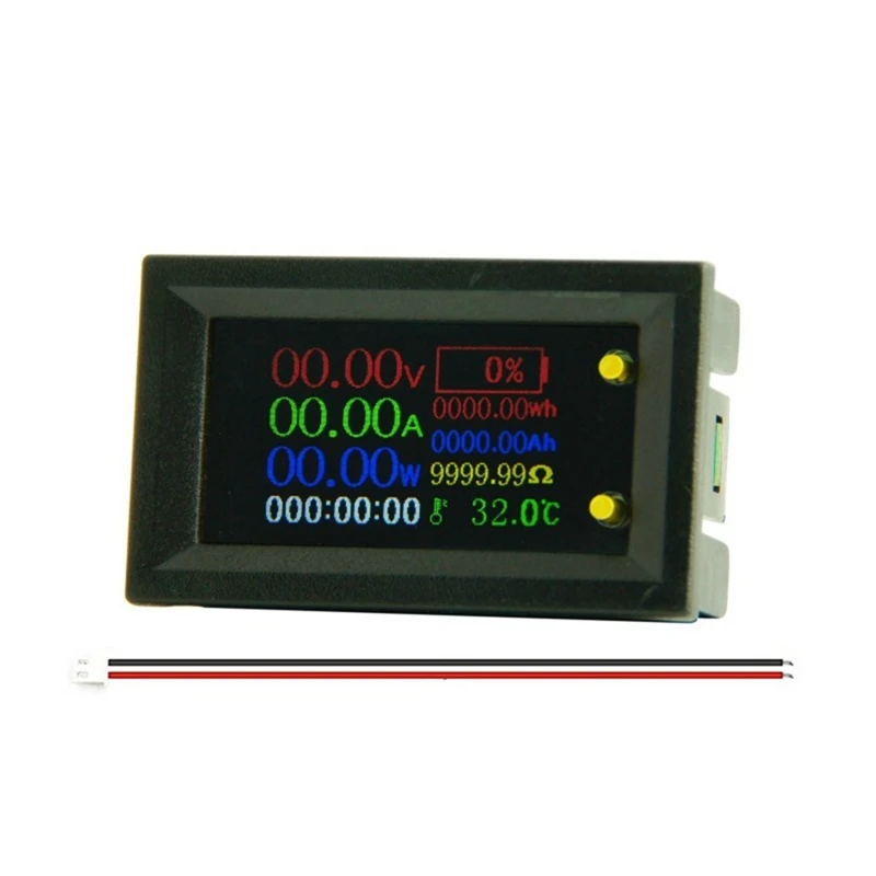 20A 9 In 1 IPS LCD Voltage Current Power Energy Voltmeter Ammeter Battery Electricity Test Meter