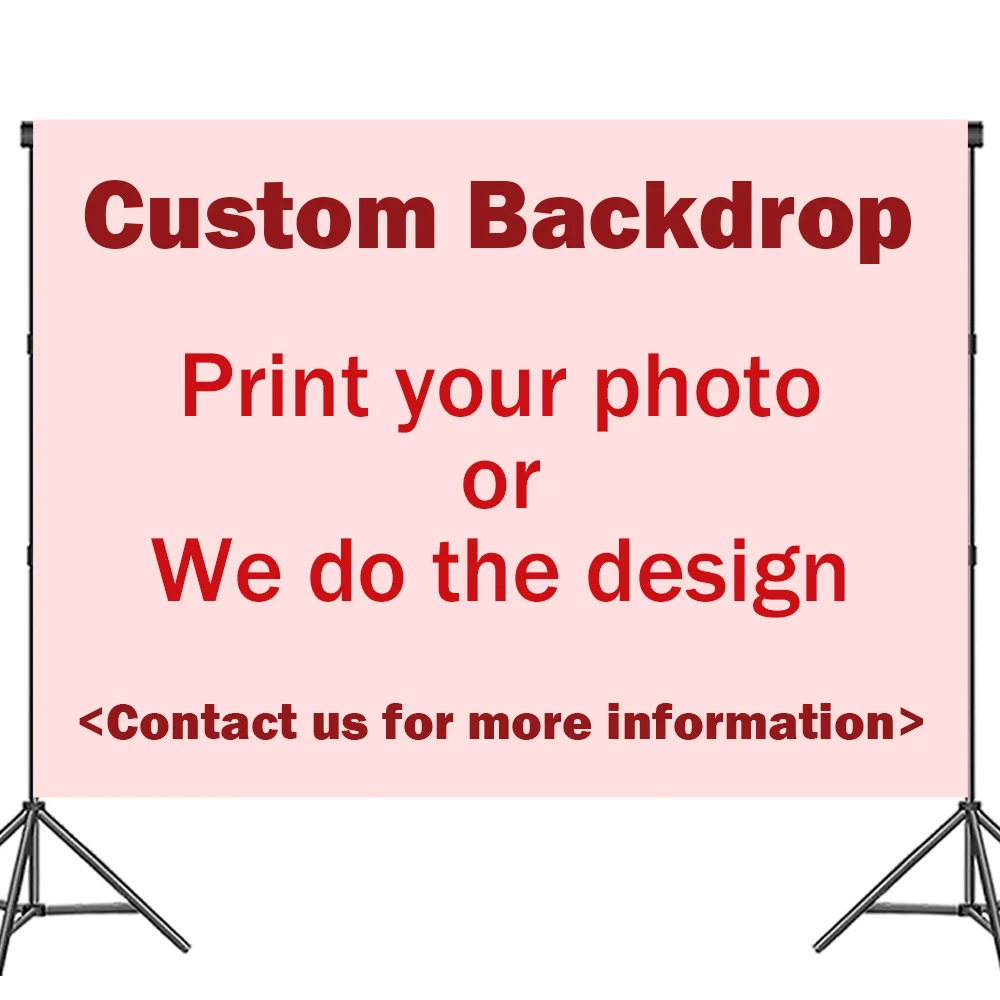 Personalized Photo Backdrop Digital File Printing Banner Customize Photography Background Birthday Wedding Baby Shower Party Pho