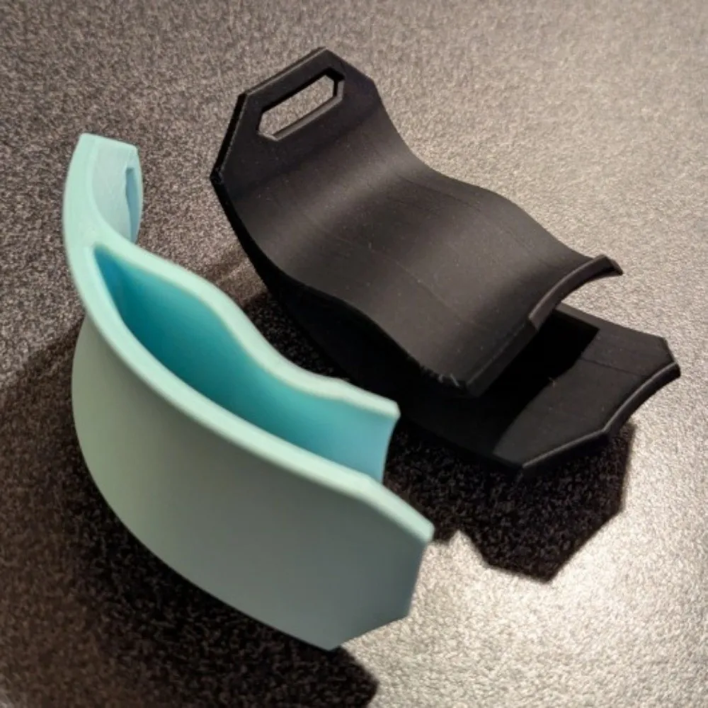 2 PCS Perfect For Convenient Shoe Putting On Aid 3D Printed Compact Easy On Shoe Horn PLA Lightweight Shoe Wearing Aid In Office