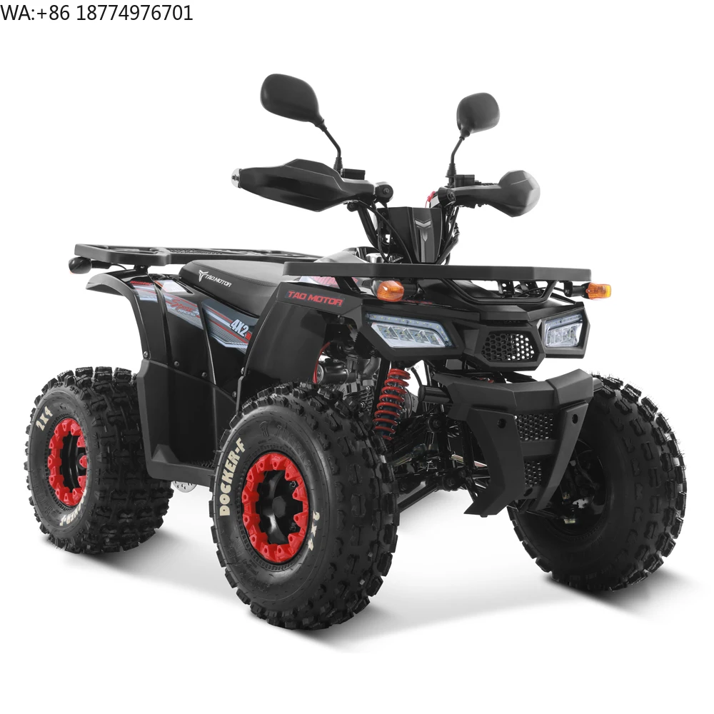 Tao Motor 2025 Nueva Cuatrimoto con Certificación CE, Moto Automática con Transmisión de Cadena, Vehículo Todoterreno de 4 Ruedas y 125cc