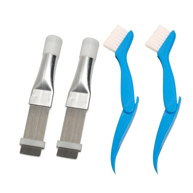 NOUVEAUTÉ! Peigne universel de réparation de radiateur de voiture, peigne de nettoyage de condenseur de climatiseur, brosse de nettoyage de climatisation, outils de nettoyage du système de refroidissement automobile