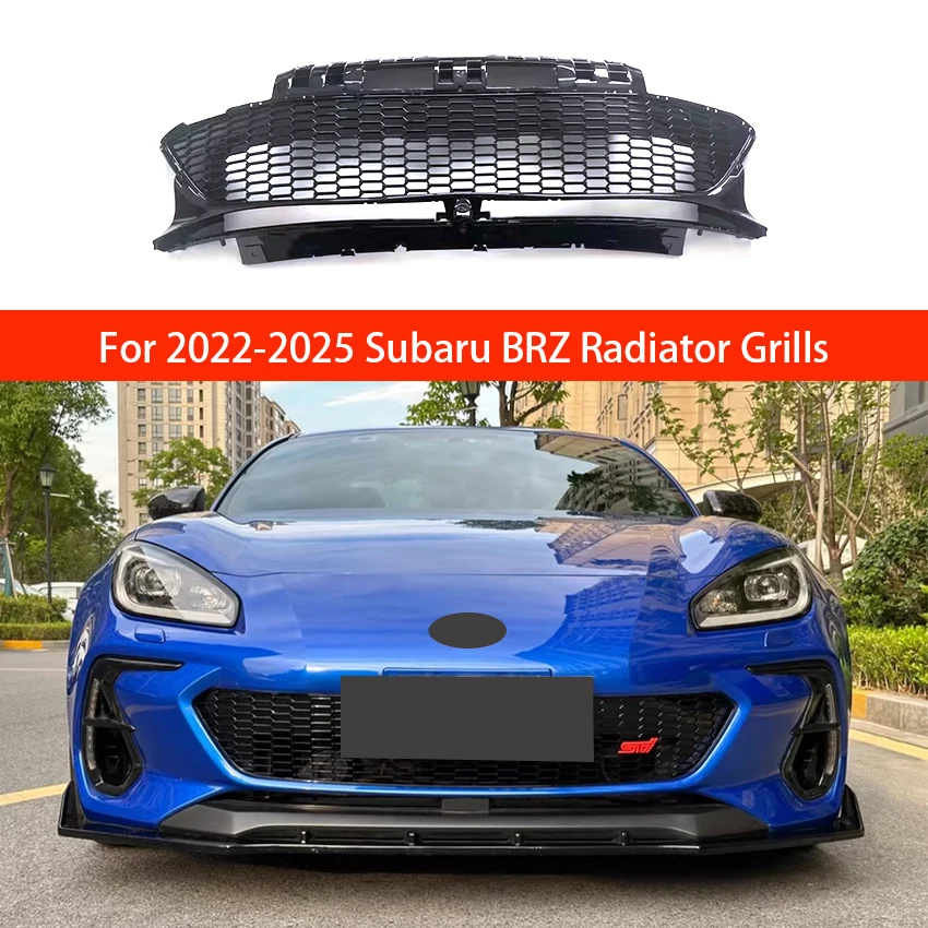 For 2022 2023 2024 2025 Subaru BRZ Front Bumper Hood Mesh Grills Front Bumper Grille Racing Grill Body Kit