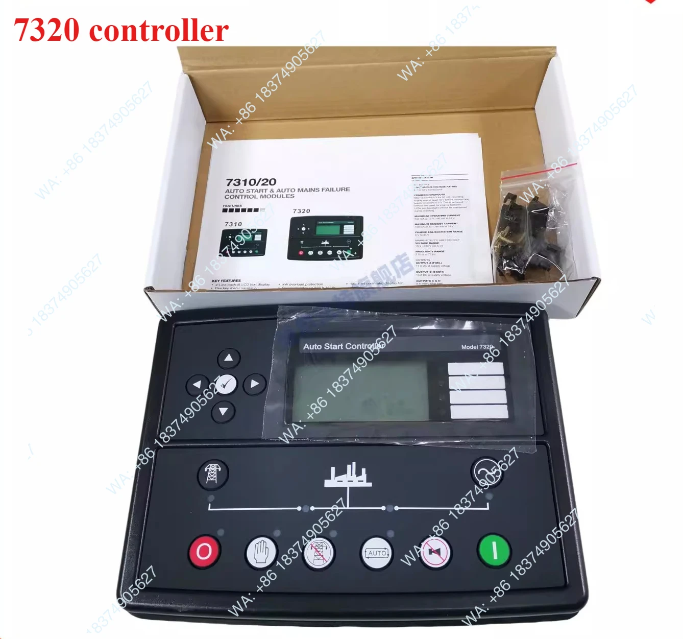 1pcs DSE7320 MKII Generator Set Controller 7310 Original DEEPSEA Module 7210 7220