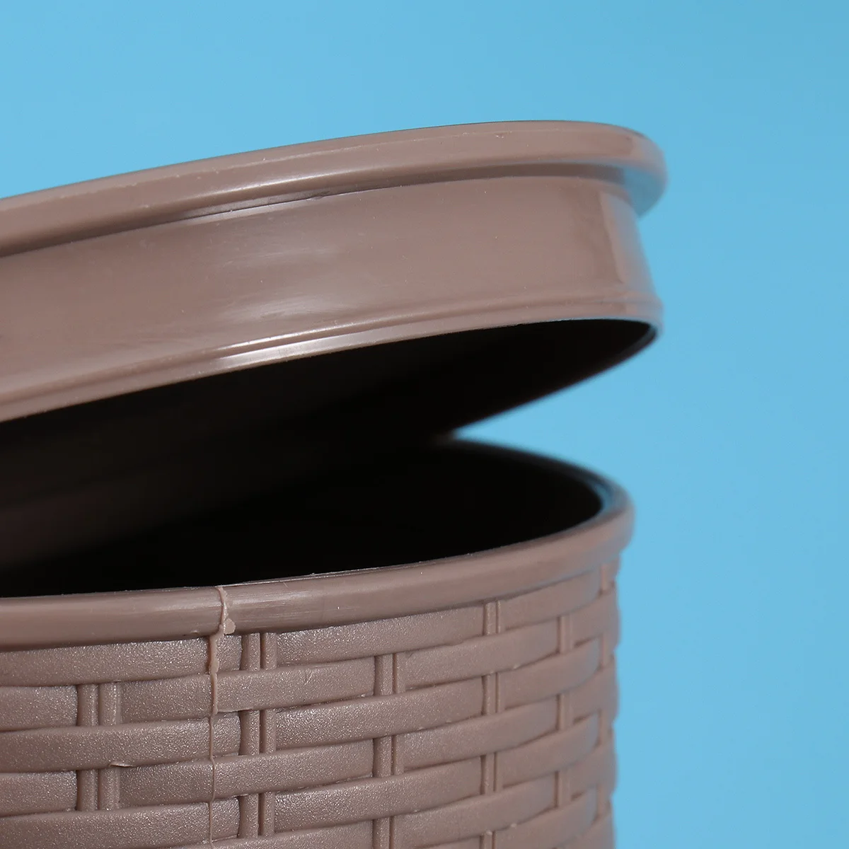 

Woven Tissue Box Holder Round Brown Storage Container For Car Office Home Decor Creative Napkin Dispenser Tissue Paper Box