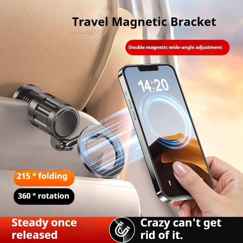 

Magnetic Phone Holder Suction Pad Travel Phone Stands Flexible Universal Magnet Phone Clip Stand HandsFree Rotatable Phone Mount